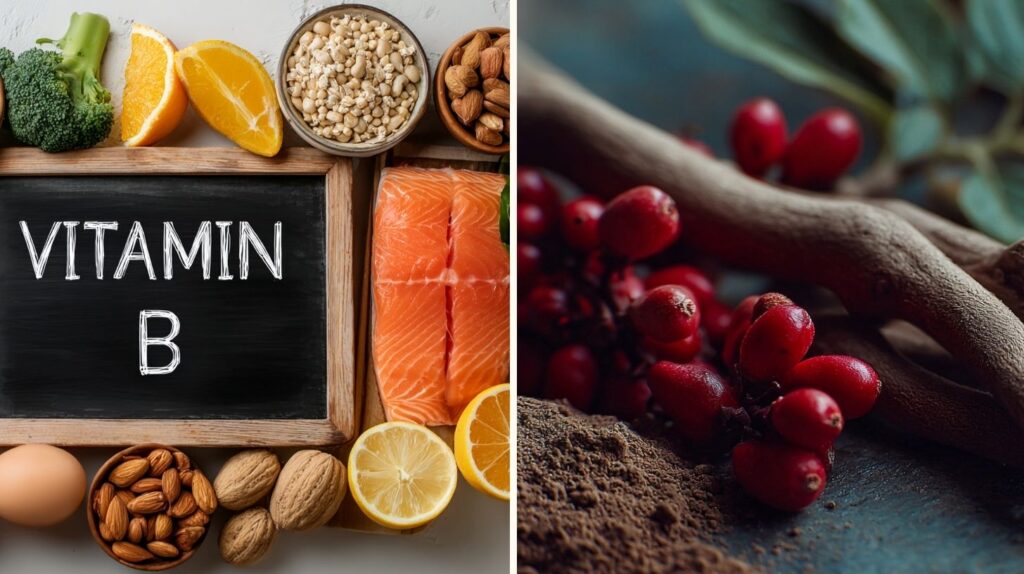 Vitamin B-Komplex vs. Ashwagandha – Was hilft besser gegen Stress, Angst und Schlafprobleme?